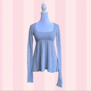 Vintage Abercrombie & fitch babydoll knit! 🎧☺️♥️🍁